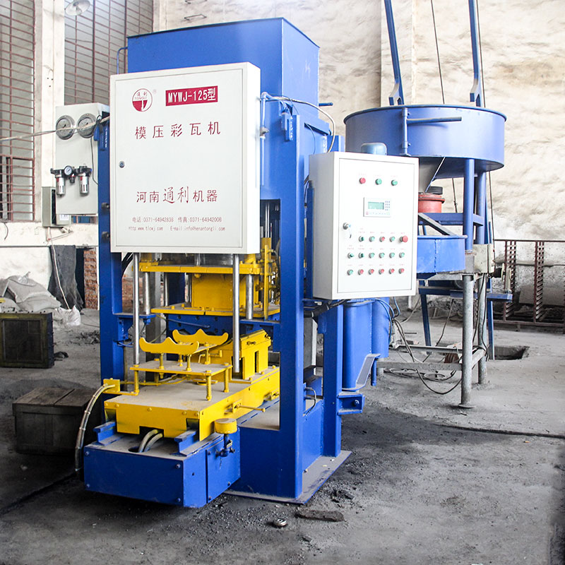 模壓式水泥彩瓦機(jī)用途，工藝流程